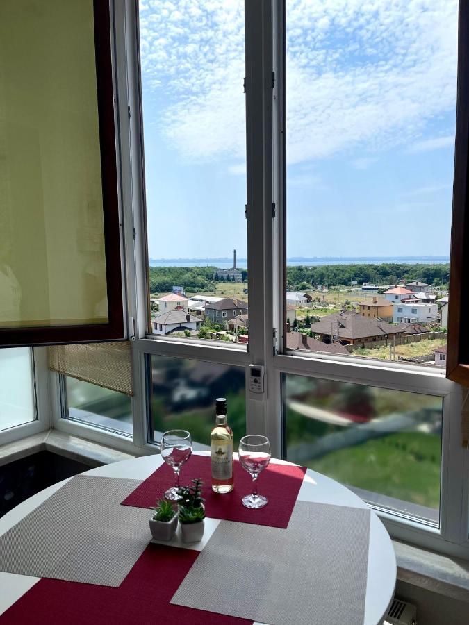 Уютная Квартира С Видом На Море Riviera City Appartamento Fontanka Esterno foto